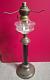 Victorian Tall Brass/Glass/cast iron Oil Lamp with Glass Tank, Vintage