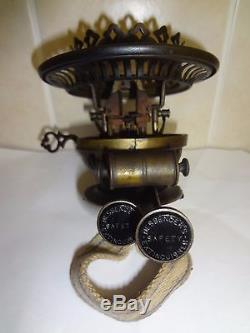 Victorian brass messengers safety extinguisher oil/kerosene lamp burner rd127410