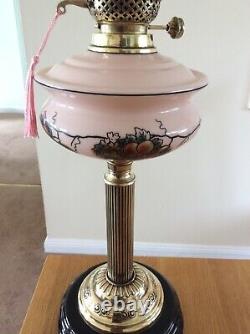 Victorian oil lamp