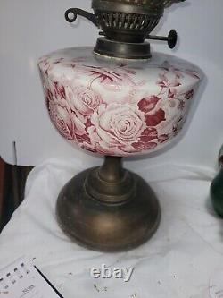 Victorian oil lamps used