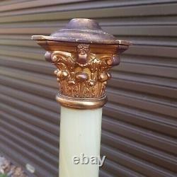 Victorian onix oil lamp base