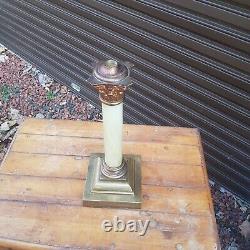 Victorian onix oil lamp base