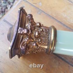 Victorian onix oil lamp base