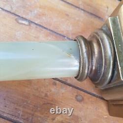 Victorian onix oil lamp base