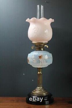 Victorian style oil lamp for indoor or outdoor use