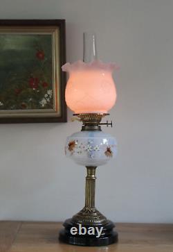 Victorian style oil lamp for indoor or outdoor use