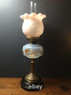 Victorian style oil lamp for indoor or outdoor use