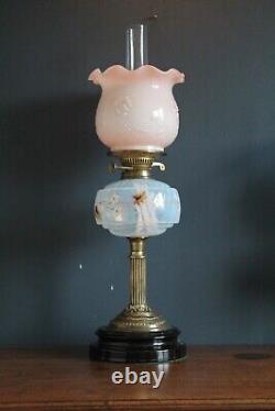 Victorian style oil lamp for indoor or outdoor use