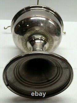 Vintage Aladdin Nickel Plated Oil Kerosene Lamp Model B Burner