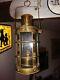 Vintage Brass Minors Oil LampAntique Maritime Ship Lantern Nautical Boat Light