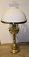 Vintage Brass Veritas Oil Lamp Converted To Electric 70cm