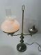 Vintage Victorian Brass Double Student Oil Lamp
