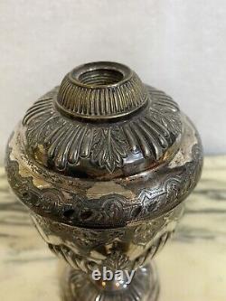 Walker & Hall Silver Plated Oil Lamp Base